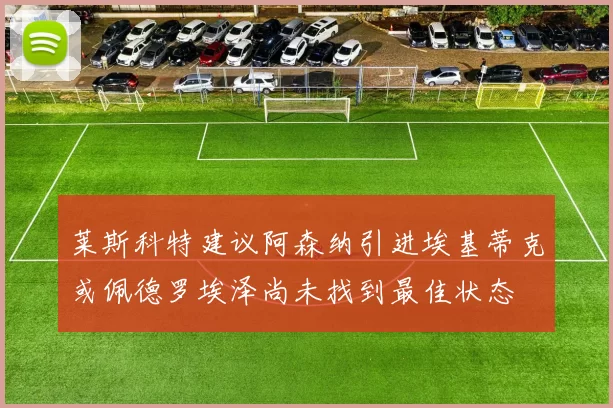 莱斯科特建议阿森纳引进埃基蒂克或佩德罗埃泽尚未找到最佳状态